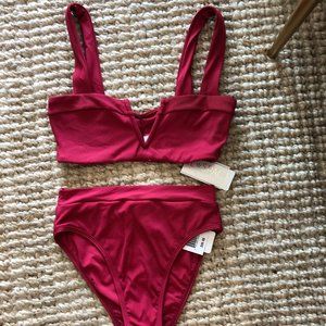 L*Space Lee Lee Ribbed Bikini Top + Bottom